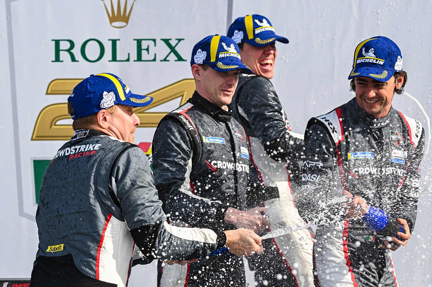 24H of Daytona: Esteban Gutiérrez climbed the podium with CrowdStrike